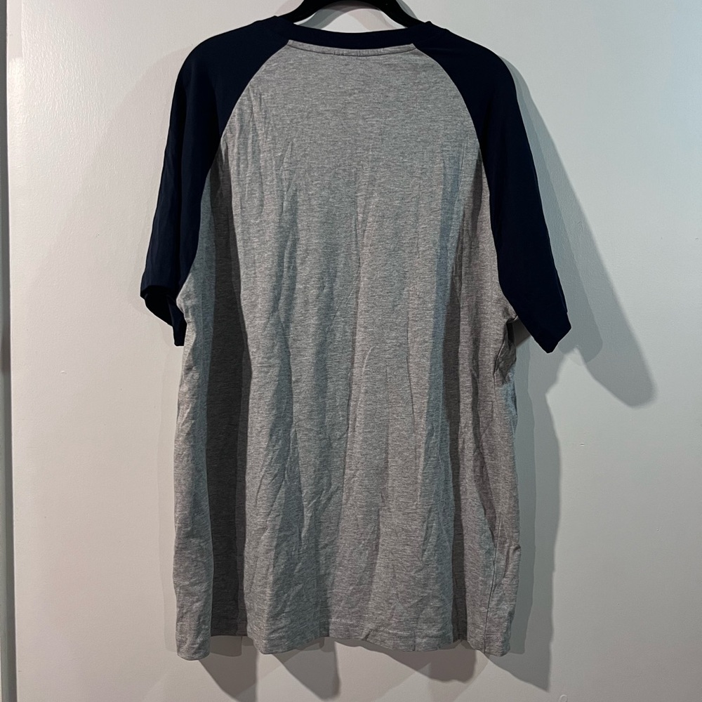 H&M Gray and Dark Blue Raglan Tee - Picture 2 of 3